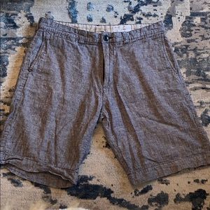 Men’s Linen Grey Shorts 34
